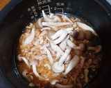 マクロビ☆くるみとしめじの炊き込みご飯作り方2写真