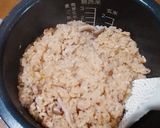 マクロビ☆くるみとしめじの炊き込みご飯作り方3写真
