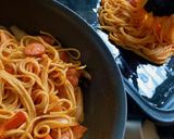 *スパピザ(スパゲッテイのピザ風)*作り方4写真
