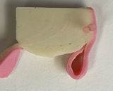 バレンタインにハート耳　うさぎかまぼこ作り方6写真