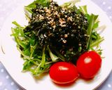 ♪水菜サラダ♪作り方4写真