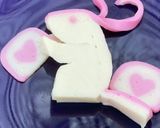 バレンタインにハート耳　うさぎかまぼこ作り方15写真