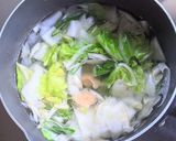 白菜とワンタンの皮のスープ & 雑炊作り方2写真