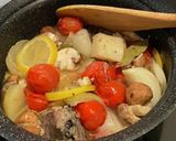 鯖缶とトマトのイタリア風煮込み作り方6写真