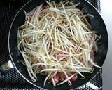材料2つ簡単メイン☆豚コマもやし旨塩炒め作り方3写真