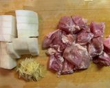 鶏もも肉と大根の甘辛しょうが煮作り方1写真