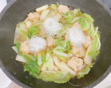 10分で完成！鶏だんごと白菜の春雨煮作り方6写真
