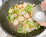 10分で完成！鶏だんごと白菜の春雨煮作り方7写真