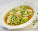 10分で完成！鶏だんごと白菜の春雨煮作り方8写真
