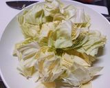 簡単おかず！野菜炒め風お好み焼きもどき作り方1写真