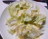 簡単おかず！野菜炒め風お好み焼きもどき作り方1写真