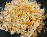 一人暮らしに！簡単パラパラキムチ炒飯作り方3写真