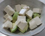 ワサビ味のポテチでアボカド豆腐サラダ作り方2写真