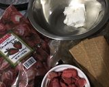 バレンタイン♡苺チーズケーキ♡トリュフ作り方1写真