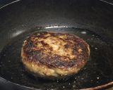 フライドエッグとハンバーグの無限パスタ♡作り方5写真