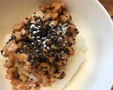 ごま塩納豆ご飯（ハマりそう）作り方3写真