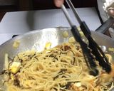 フライドエッグとハンバーグの無限パスタ♡作り方10写真