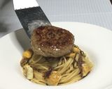 フライドエッグとハンバーグの無限パスタ♡作り方11写真