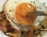 フライドエッグとハンバーグの無限パスタ♡作り方13写真