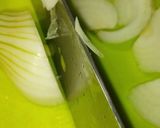 葉っぱまで食べる♪葉玉葱の卵とじ作り方3写真