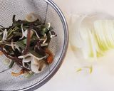 簡単ランチ☆そばの山菜あんかけ作り方1写真