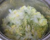 白菜と玉ねぎのチーズ入りトマトジュース煮作り方2写真
