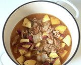 旨味ある【サツマイモと豚の炊き込みご飯】作り方4写真