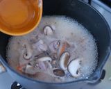 免疫アップ！鶏としいたけの温つけうどん作り方3写真