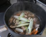 免疫アップ！鶏としいたけの温つけうどん作り方4写真