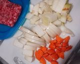 ルウ不要★ひき肉シチュー★グルテンフリー作り方1写真