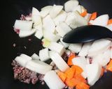 ルウ不要★ひき肉シチュー★グルテンフリー作り方2写真