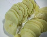 ２馬鈴薯とソフトサラミのしましまコロッケ作り方2写真