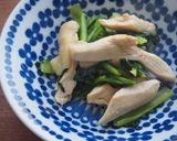 むね肉とゆき菜のシンプル醤油炒め♪作り方6写真