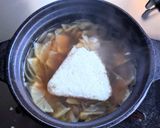 鮭おに卵雑炊作り方8写真