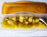 レンジでリンゴ作り方4写真