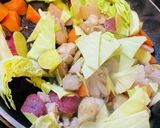 野菜たっぷり！ダマなし！簡単シュクメルリ作り方7写真