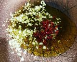 サバの水煮缶ペペロンチーノ作り方1写真