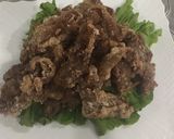 ビールが進む♬豚こま肉のガーリック揚げ★作り方4写真