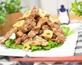 ビールが進む♬豚こま肉のガーリック揚げ★作り方5写真