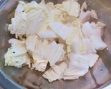 白菜の梅肉和え作り方1写真