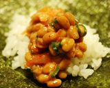 キムチ梅納豆で手巻き寿司作り方3写真