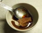 材料2つ　大根と豚こまのニンニク味噌炒め作り方3写真