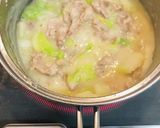 白菜と豚肉のクリーム煮・クリームシチュー作り方4写真