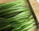 鍋とザルを使わない小松菜のごま和え作り方1写真