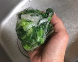 鍋とザルを使わない小松菜のごま和え作り方5写真