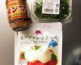 簡単☆モッツァレラチーズとメンマのつまみ作り方1写真