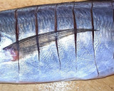えのきと玉ねぎあんかけに、焼きあじのせ作り方2写真