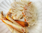 かにの取り難い部分で　かにの炊き込みご飯作り方1写真
