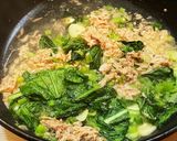 ツナとほうれん草のクリームパスタ作り方4写真