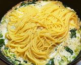 ツナとほうれん草のクリームパスタ作り方6写真